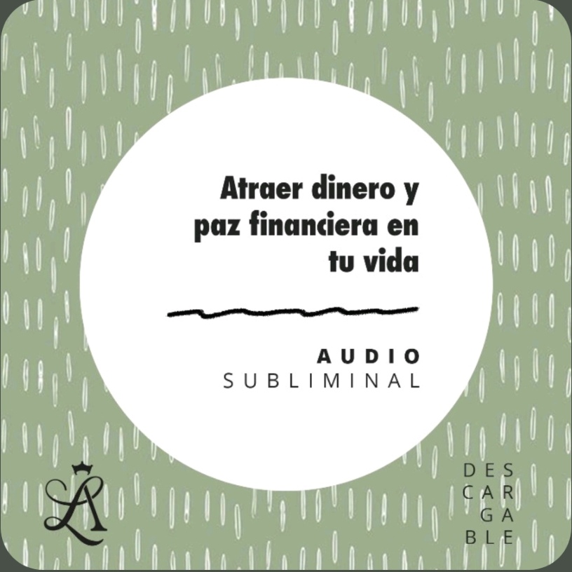 Portada del audio subliminal de Alejandra López